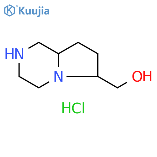 {octahydropyrrolo1,2-apiperazin-6-yl}methanol dihydrochloride structure