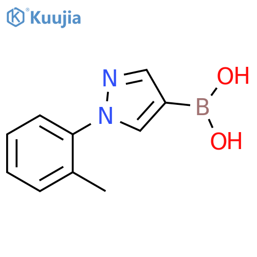 1-(2-Tolyl)-1H-pyrazole-4-boronic acid structure