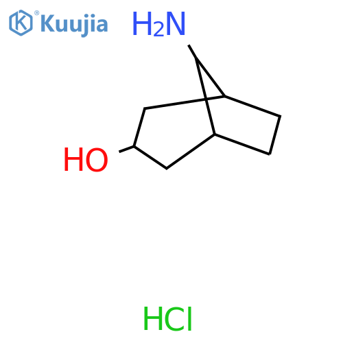 8-aminobicyclo[3.2.1]octan-3-ol;hydrochloride structure