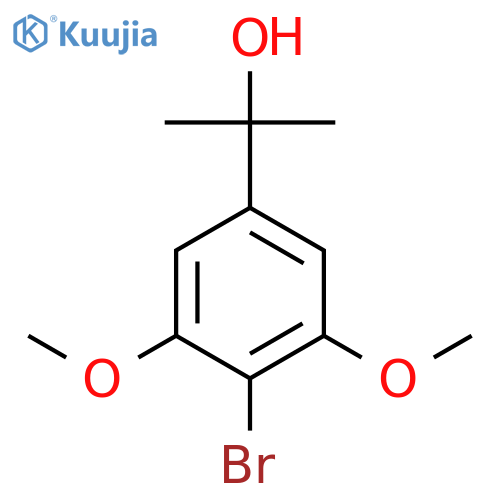 2-(4-bromo-3,5-dimethoxyphenyl)propan-2-ol structure