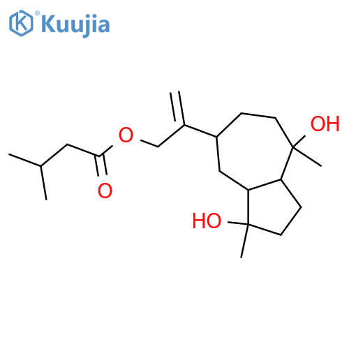 11(13)-Guaiene-4,10,12-triol; (1β,4β,5β,10β)-form, 12-O-(3-Methylbutanoyl) structure