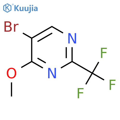 5-Bromo-4-methoxy-2-(trifluoromethyl)pyrimidine structure