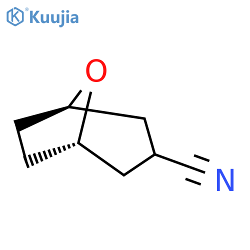 exo-8-oxabicyclo[3.2.1]octane-3-carbonitrile structure