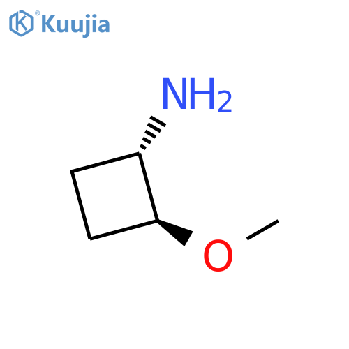 Cyclobutanamine, 2-methoxy-, (1S,2S)- structure
