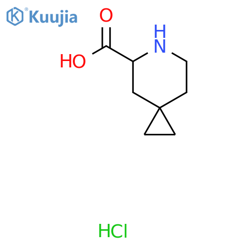 6-Azaspiro[2.5]octane-7-carboxylic acid;hydrochloride structure