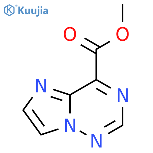 methyl imidazo[2,1-f][1,2,4]triazine-4-carboxylate structure