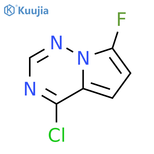 4-chloro-7-fluoropyrrolo[2,1-f][1,2,4]triazine structure