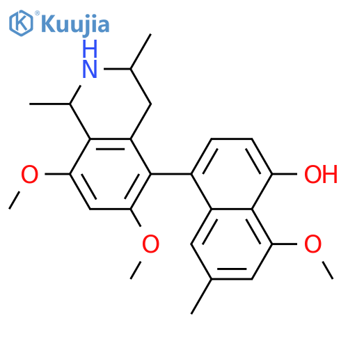 Ancistrobrevine B; 5'-O-De-Me, 6-Me ether structure