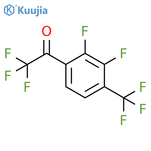 1-[2,3-Difluoro-4-(trifluoromethyl)phenyl]-2,2,2-trifluoroethanone structure