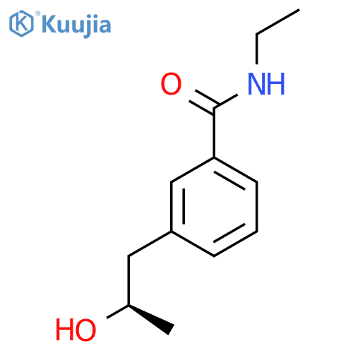 N-ethyl-3-(2R)-2-hydroxypropylbenzamide structure
