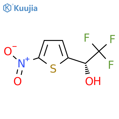 (1S)-2,2,2-trifluoro-1-(5-nitrothiophen-2-yl)ethan-1-ol structure