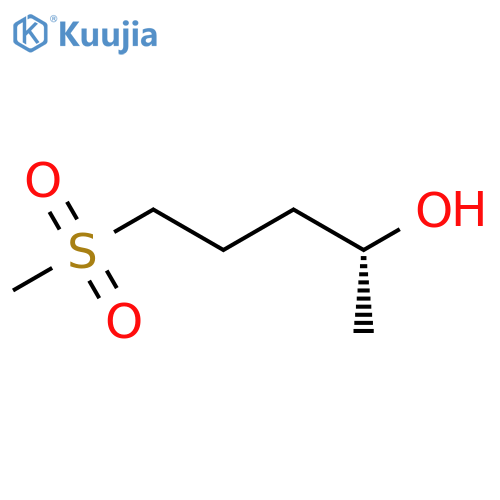 (2R)-5-methanesulfonylpentan-2-ol structure