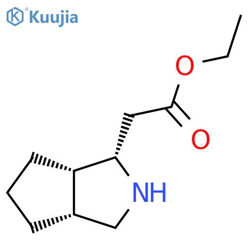 ethyl 2-{octahydrocyclopentacpyrrol-1-yl}acetate structure