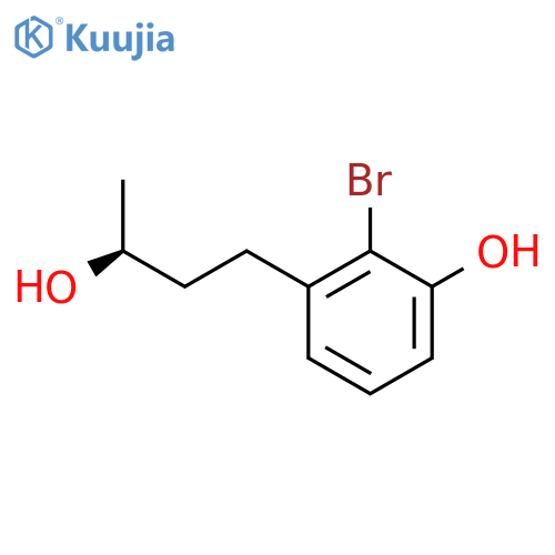 2-bromo-3-(3S)-3-hydroxybutylphenol structure