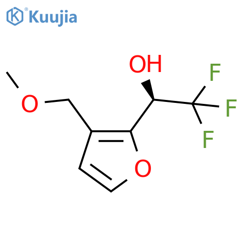(1R)-2,2,2-trifluoro-1-3-(methoxymethyl)furan-2-ylethan-1-ol structure