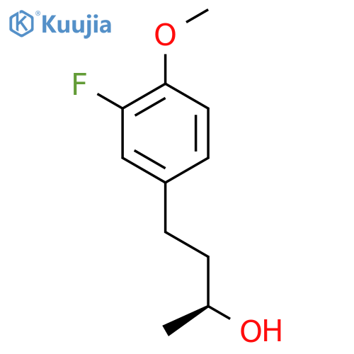 (2S)-4-(3-fluoro-4-methoxyphenyl)butan-2-ol structure