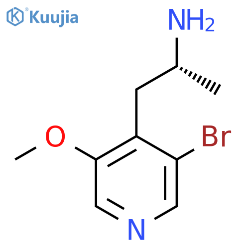 (2R)-1-(3-bromo-5-methoxypyridin-4-yl)propan-2-amine structure