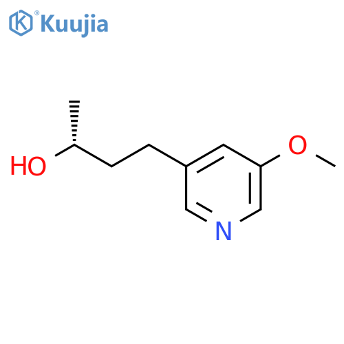 (2R)-4-(5-methoxypyridin-3-yl)butan-2-ol structure