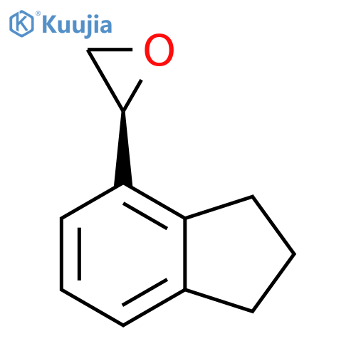 (2S)-2-(2,3-dihydro-1H-inden-4-yl)oxirane structure