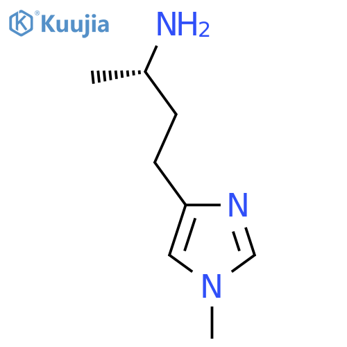 (2S)-4-(1-methyl-1H-imidazol-4-yl)butan-2-amine structure