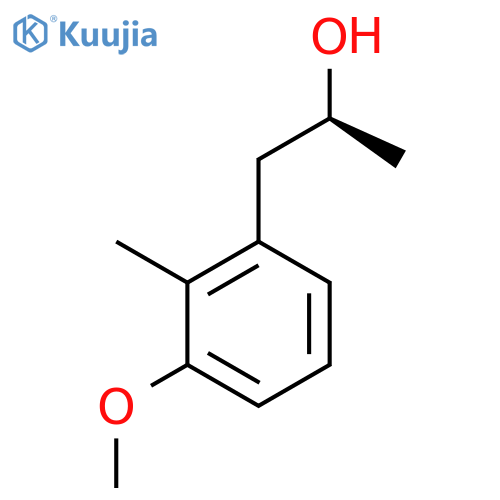 (2S)-1-(3-methoxy-2-methylphenyl)propan-2-ol structure