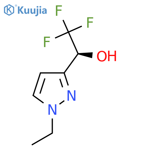 (1S)-1-(1-ethyl-1H-pyrazol-3-yl)-2,2,2-trifluoroethan-1-ol structure