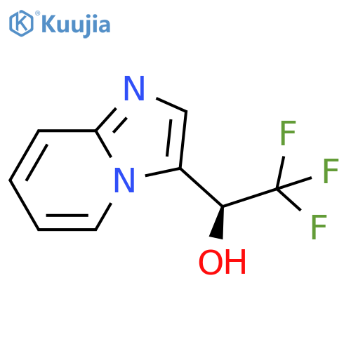 (1S)-2,2,2-trifluoro-1-{imidazo1,2-apyridin-3-yl}ethan-1-ol structure