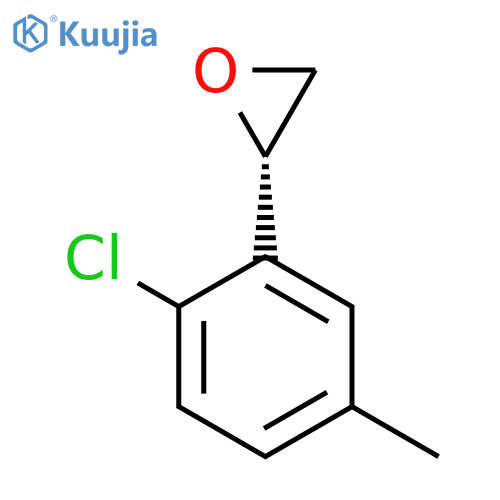 (2S)-2-(2-chloro-5-methylphenyl)oxirane structure