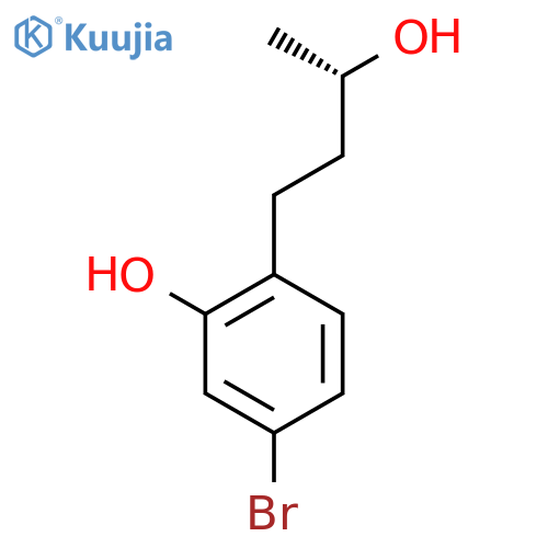 5-bromo-2-(3S)-3-hydroxybutylphenol structure