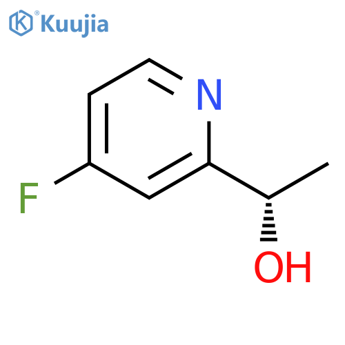 (1S)-1-(4-fluoropyridin-2-yl)ethan-1-ol structure