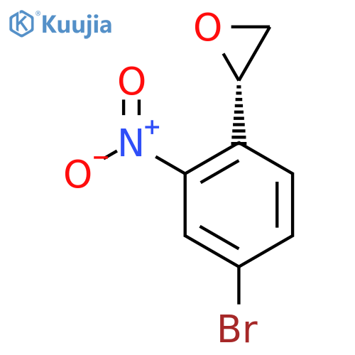 (2S)-2-(4-bromo-2-nitrophenyl)oxirane structure