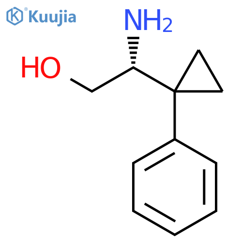 (2R)-2-amino-2-(1-phenylcyclopropyl)ethan-1-ol structure