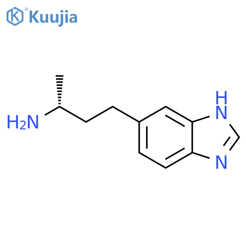 (2R)-4-(1H-1,3-benzodiazol-5-yl)butan-2-amine structure