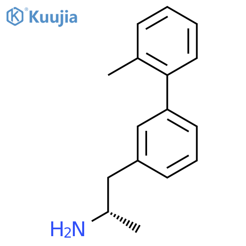 (2S)-1-3-(2-methylphenyl)phenylpropan-2-amine structure
