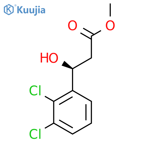 methyl (3S)-3-(2,3-dichlorophenyl)-3-hydroxypropanoate structure