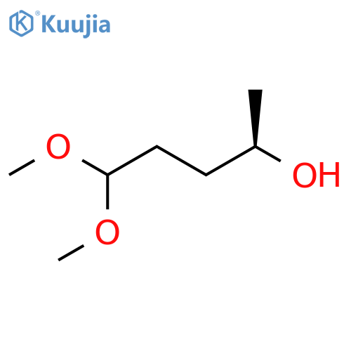 (2R)-5,5-dimethoxypentan-2-ol structure