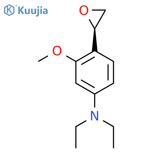 N,N-diethyl-3-methoxy-4-[(2R)-oxiran-2-yl]aniline structure