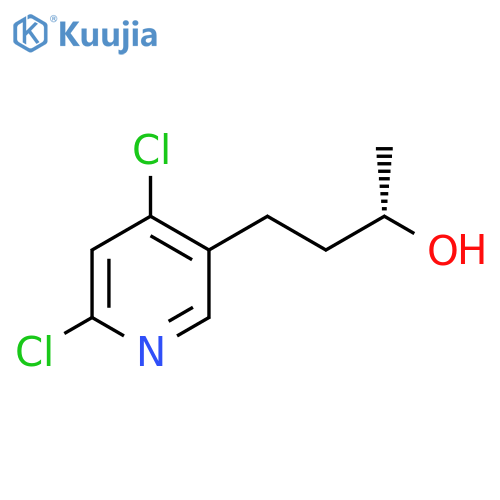 (2S)-4-(4,6-dichloropyridin-3-yl)butan-2-ol structure