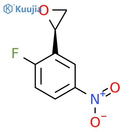 (2R)-2-(2-fluoro-5-nitrophenyl)oxirane structure