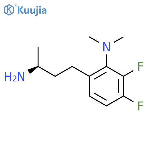 6-(3S)-3-aminobutyl-2,3-difluoro-N,N-dimethylaniline structure