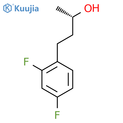 (2S)-4-(2,4-difluorophenyl)butan-2-ol structure