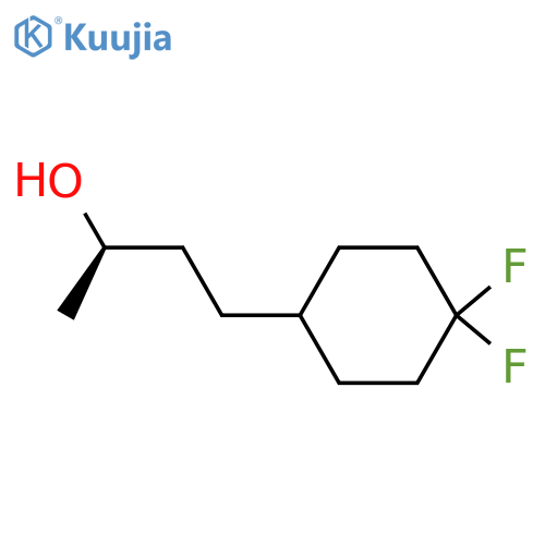 (2R)-4-(4,4-difluorocyclohexyl)butan-2-ol structure