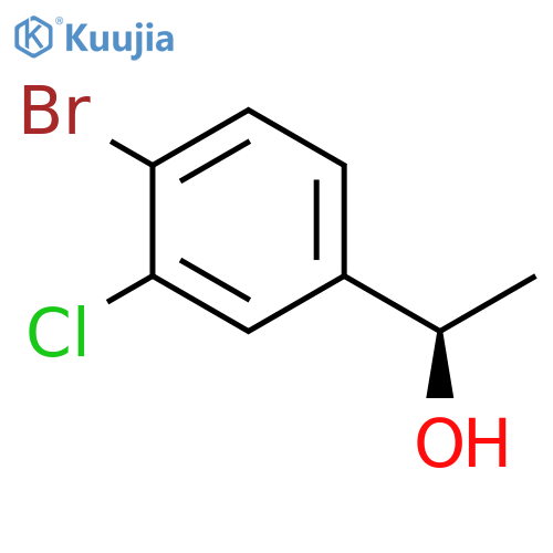 (1R)-1-(4-bromo-3-chlorophenyl)ethan-1-ol structure