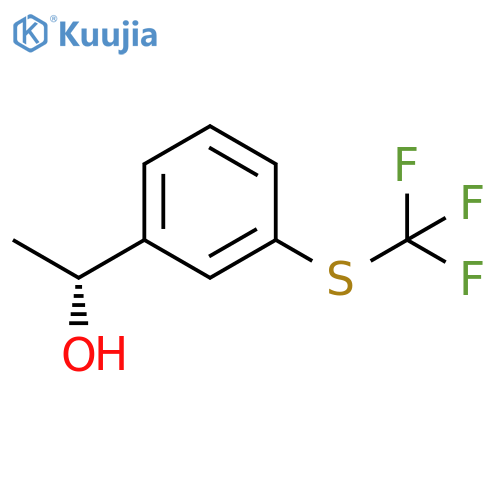 (1R)-1-{3-(trifluoromethyl)sulfanylphenyl}ethan-1-ol structure