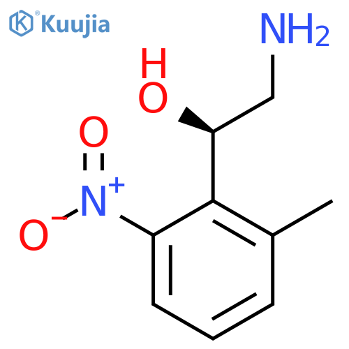 (1R)-2-amino-1-(2-methyl-6-nitrophenyl)ethan-1-ol structure