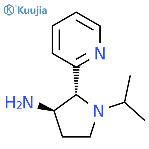 1-(propan-2-yl)-2-(pyridin-2-yl)pyrrolidin-3-amine structure