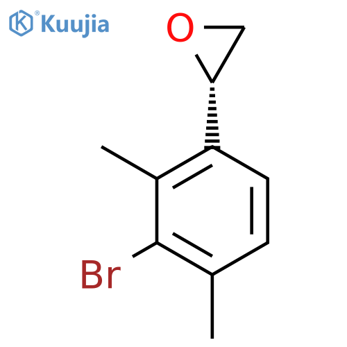 (2S)-2-(3-bromo-2,4-dimethylphenyl)oxirane structure