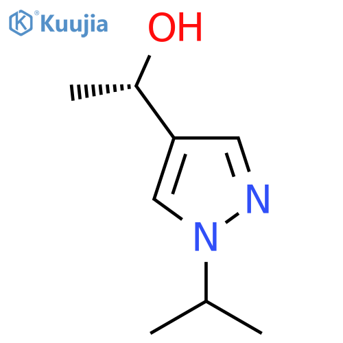 (1S)-1-1-(propan-2-yl)-1H-pyrazol-4-ylethan-1-ol structure