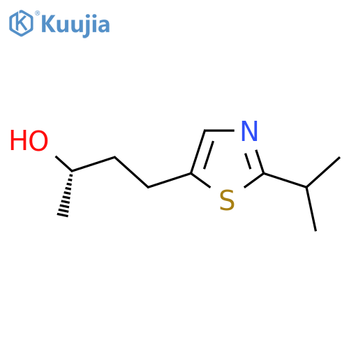 (2S)-4-2-(propan-2-yl)-1,3-thiazol-5-ylbutan-2-ol structure
