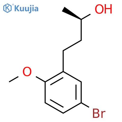 (2R)-4-(5-bromo-2-methoxyphenyl)butan-2-ol structure